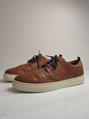 COLE HAAN GRAND SERIES WINSLOW WINGTIP LEATHER SNEAKERS C35600 MENS SIZE 9.5